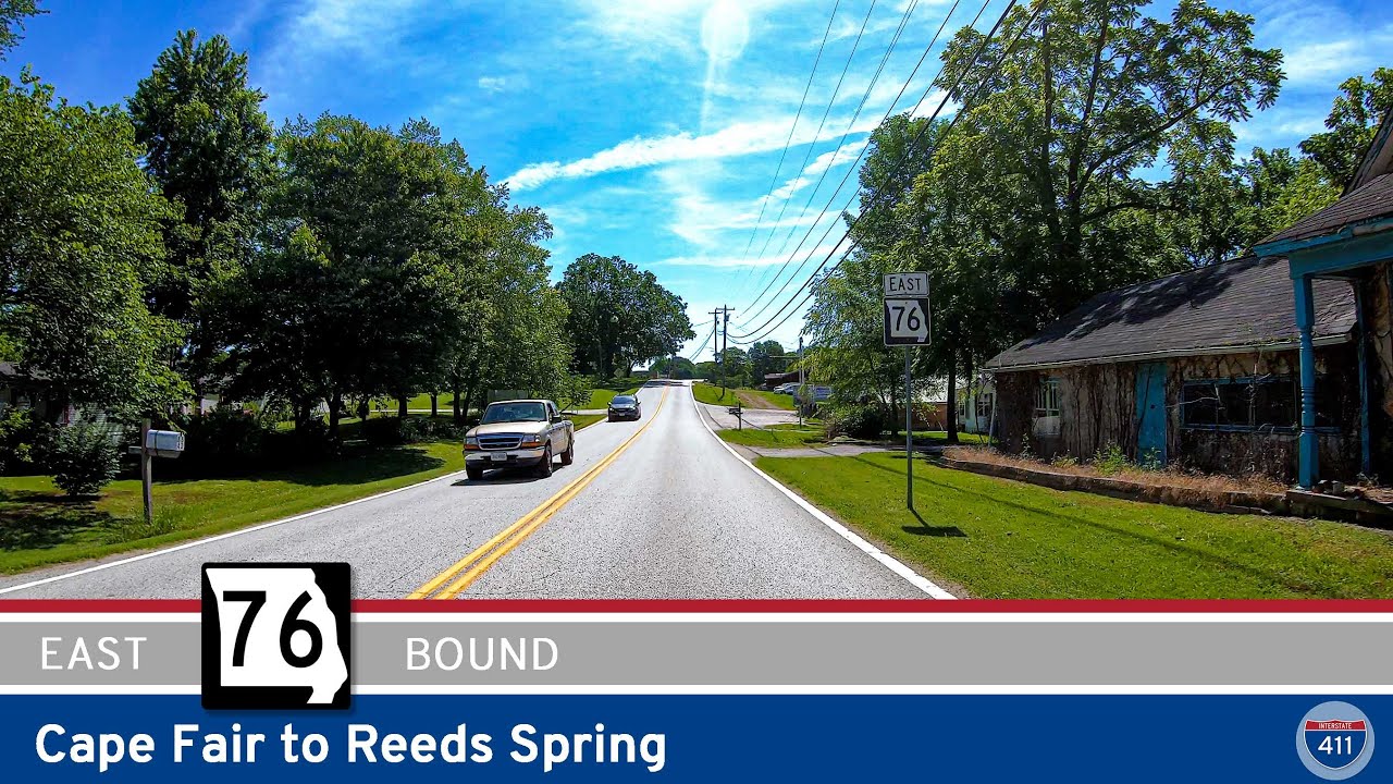 Missouri State Route 76: Cape Fair to Reeds Spring