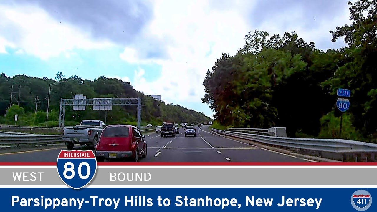 Interstate 80: Parsippany-Troy Hills to Stanhope – New Jersey