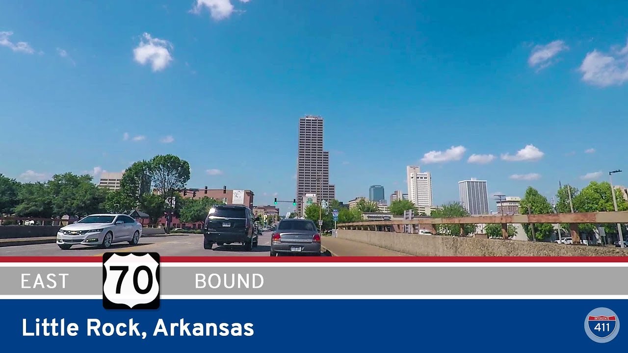 U.S. Highway 70: Eastbound in Little Rock – Arkansas