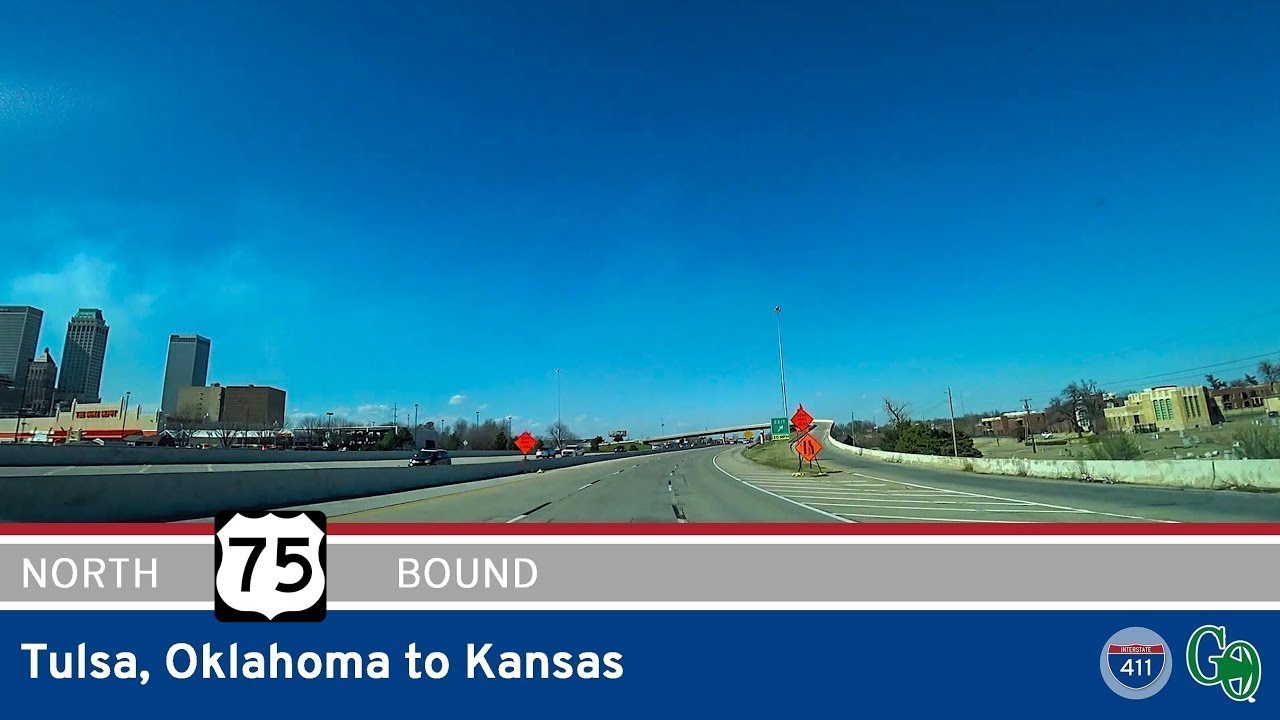 U.S. Route 75: Tulsa to Kansas – Oklahoma