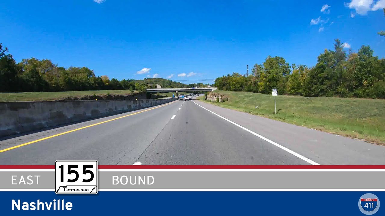 Tennessee Route 155: Eastbound in Nashville