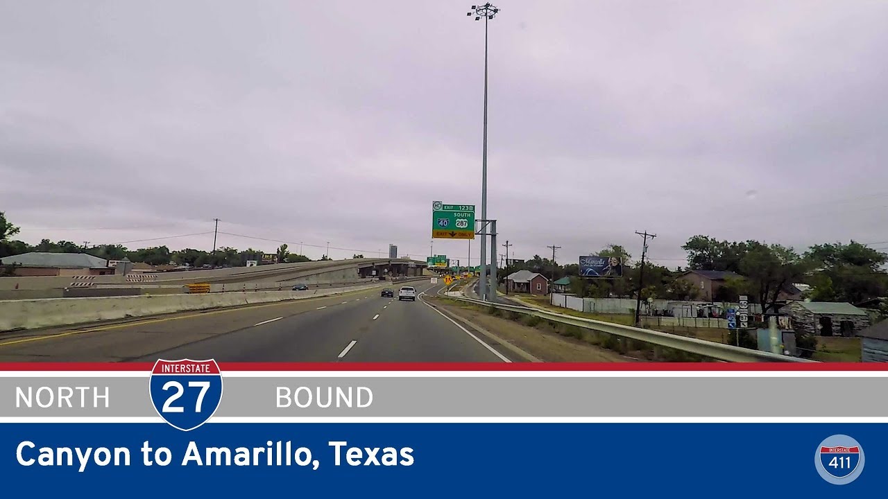 Interstate 27: Canyon to Amarillo – Texas