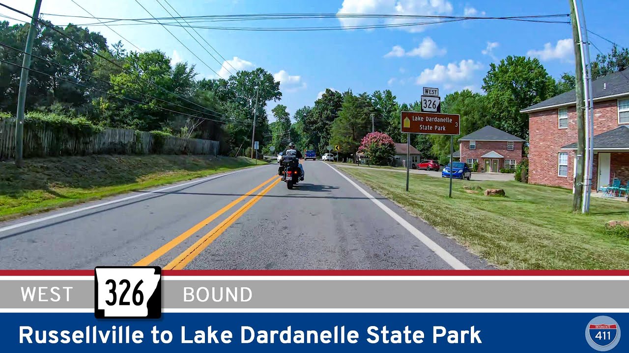 Arkansas Highway 326: Russellville to Lake Dardanelle State Park