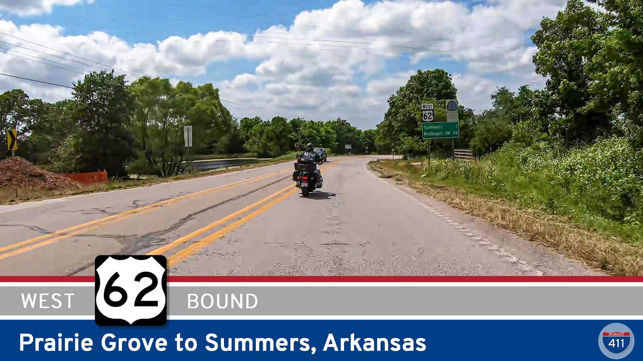 U.S. Highway 62: Prairie Grove to Summers – Arkansas