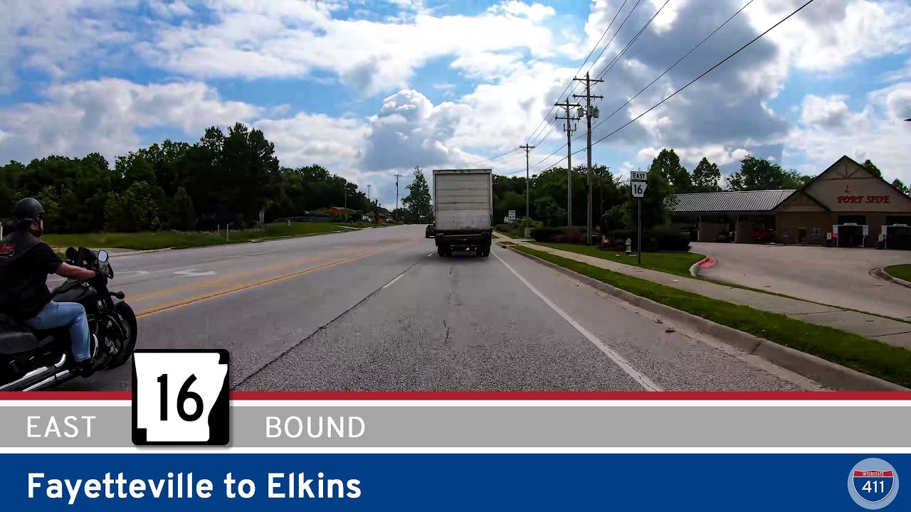 Arkansas Highway 16: Fayetteville to Elkins