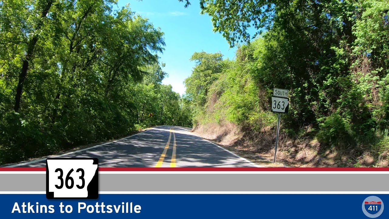 Arkansas Highway 363: Atkins to Pottsville