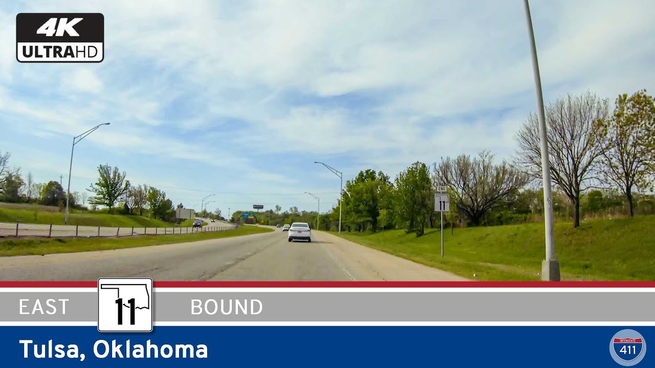 Oklahoma Highway 11: Tulsa – Eastbound