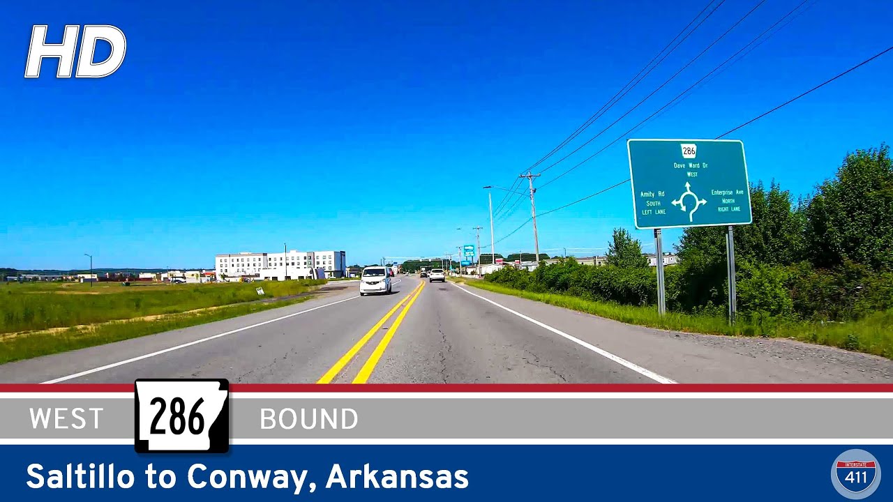 Arkansas Highway 286: Saltillo to Conway