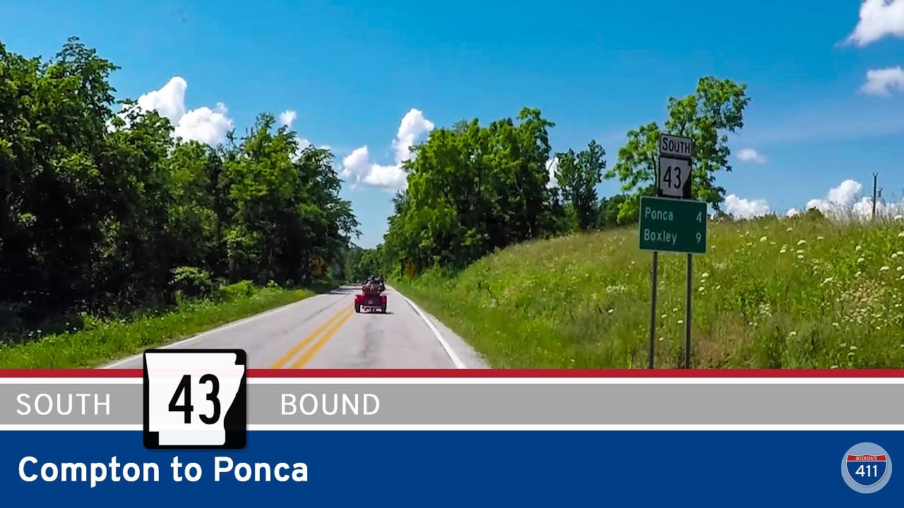 Arkansas Highway 43: Compton to Ponca