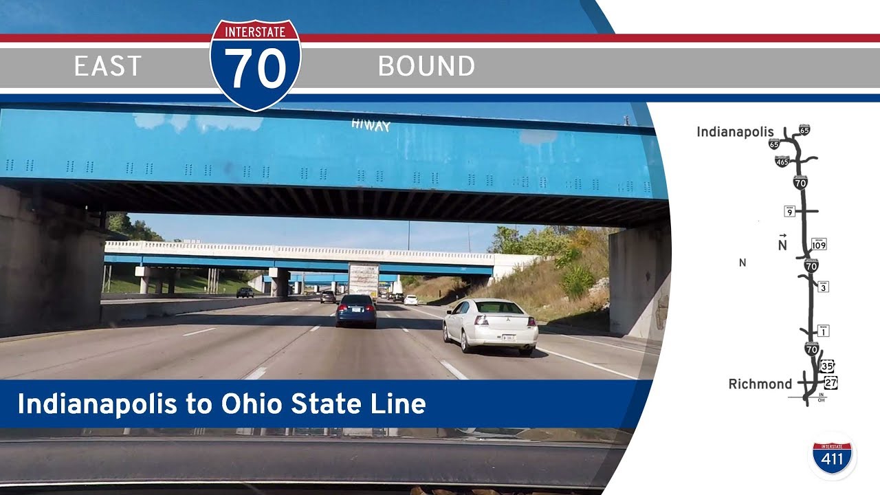 Interstate 70: Indianapolis to Richmond – Indiana