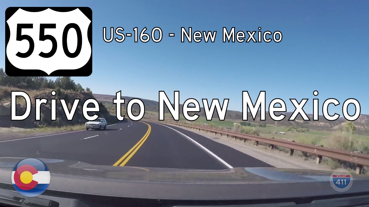 U.S. Route 550: Durango to New Mexico – Colorado
