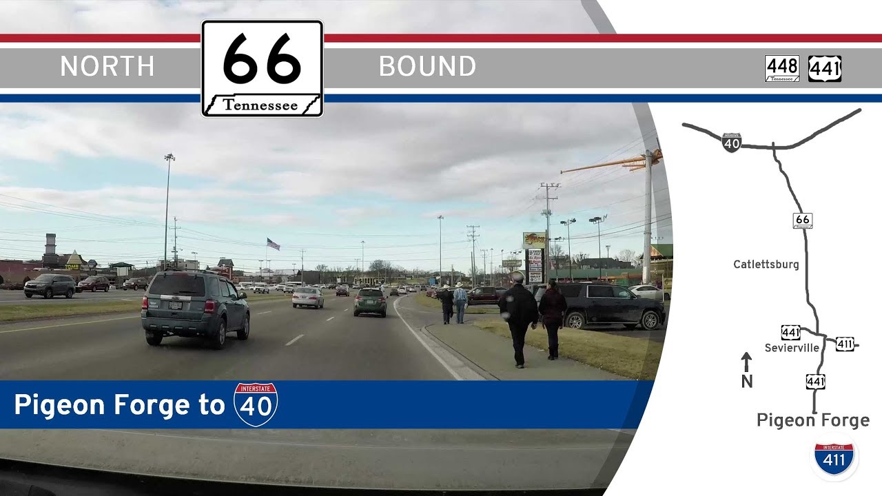 Tennessee Route 66: Pigeon Forge to Kodak