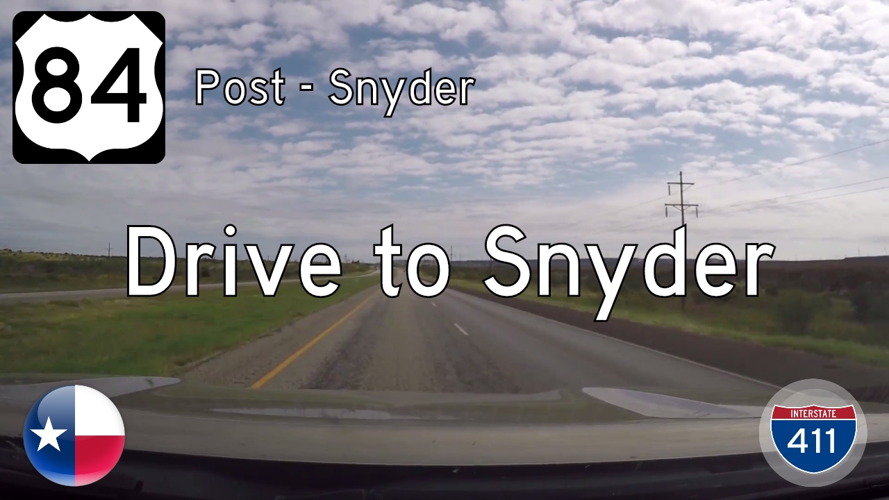 U.S. Route 84: Post to Snyder – Texas