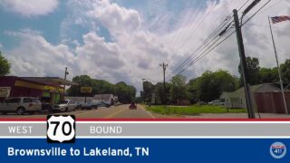 U.S. Route 70: Brownsville to Lakeland – Tennessee